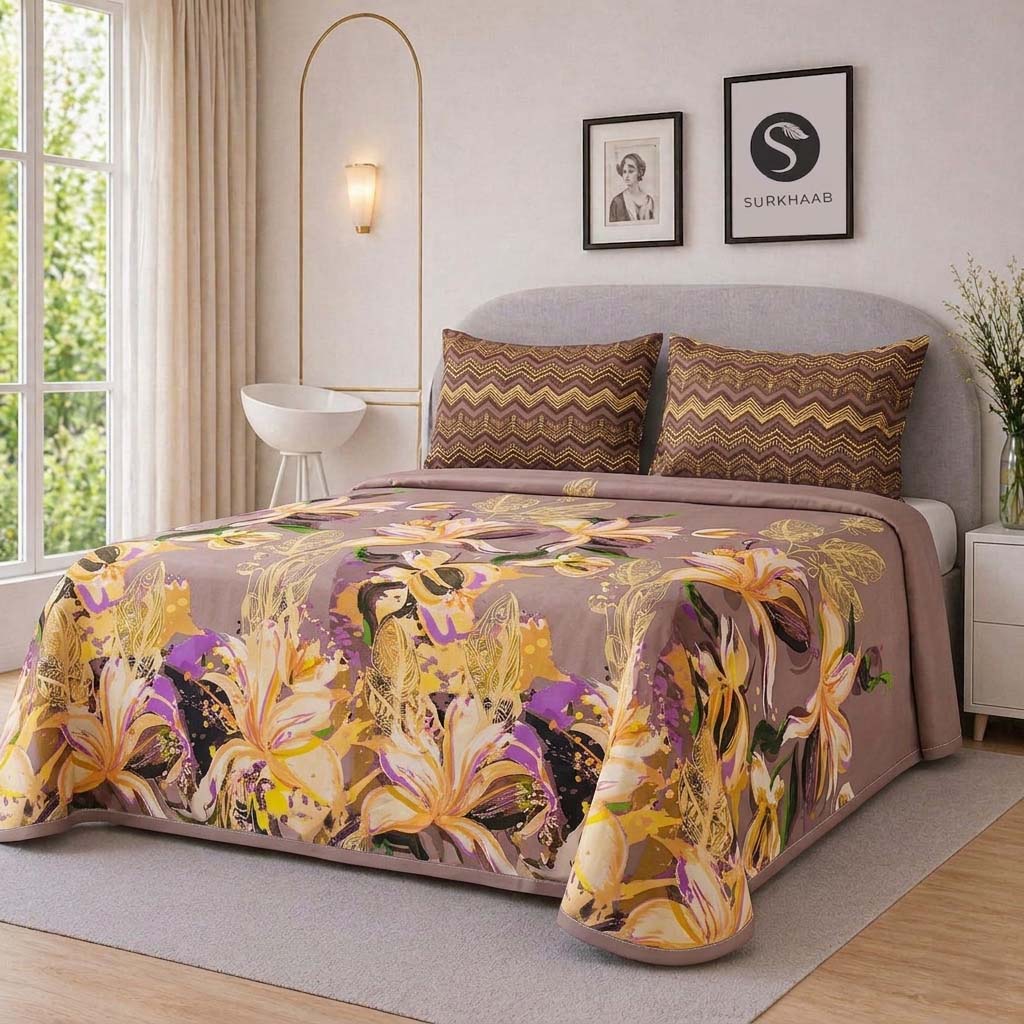 Olivia - Printed Bedsheet Set