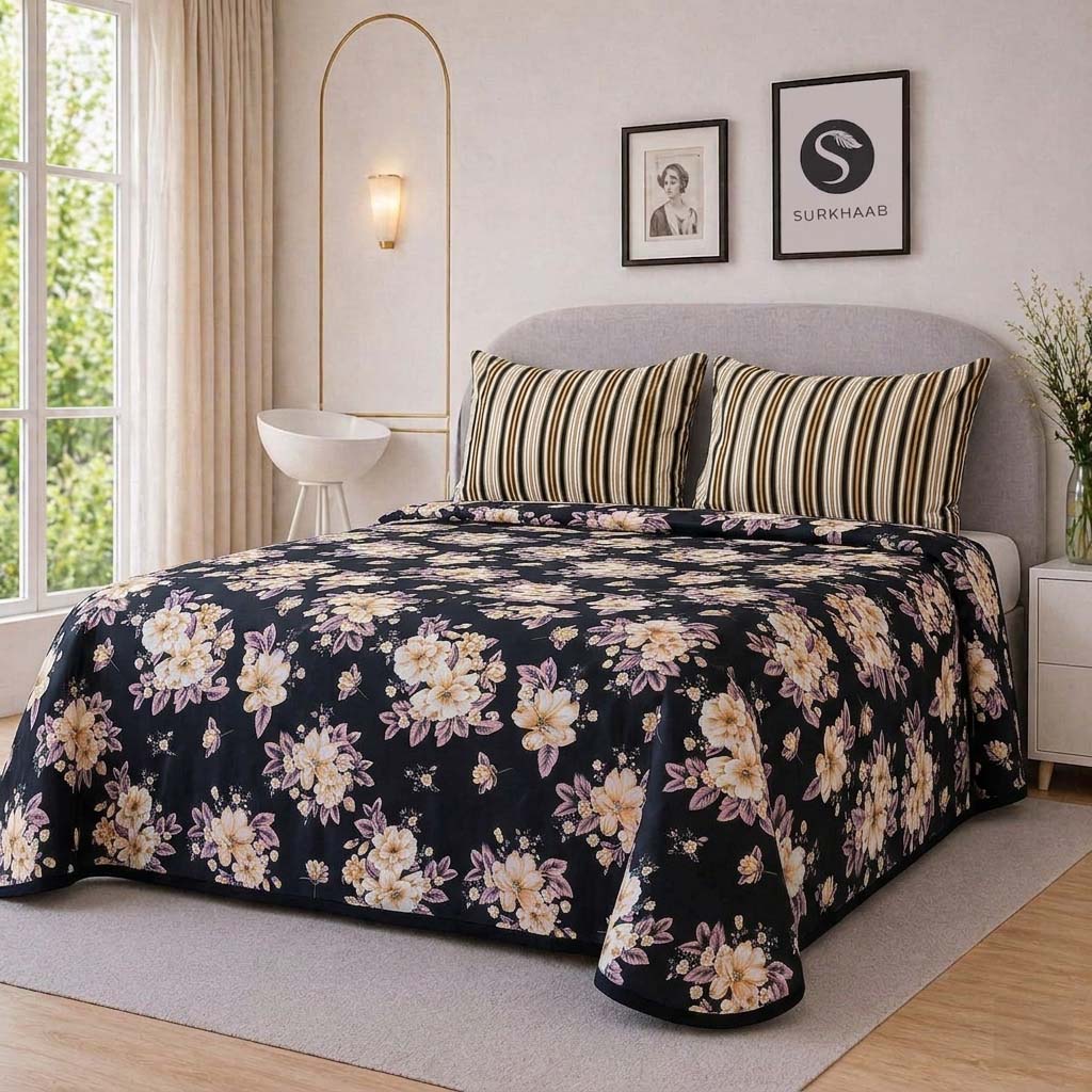 Amelia - Printed Bedsheet Set