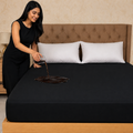 Black - Waterproof Mattress Cover
