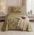 Sonf Green - Single Cotton Bedsheet
