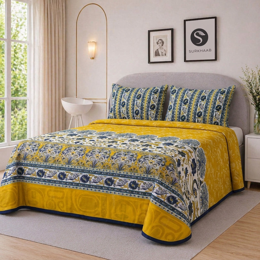 Daisy - Printed Bedsheet Set