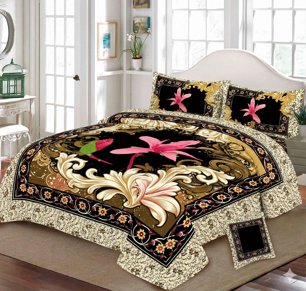 Claudia - 3D Luxury Bedsheet