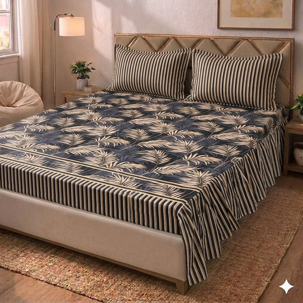 Alphonse - Two Sided Frill Bedsheet
