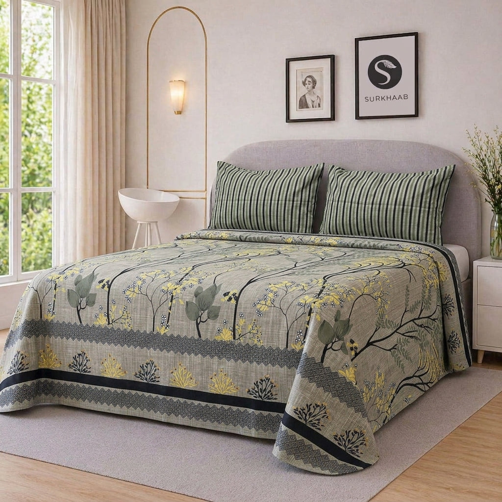 Esme - Printed Bedsheet Set