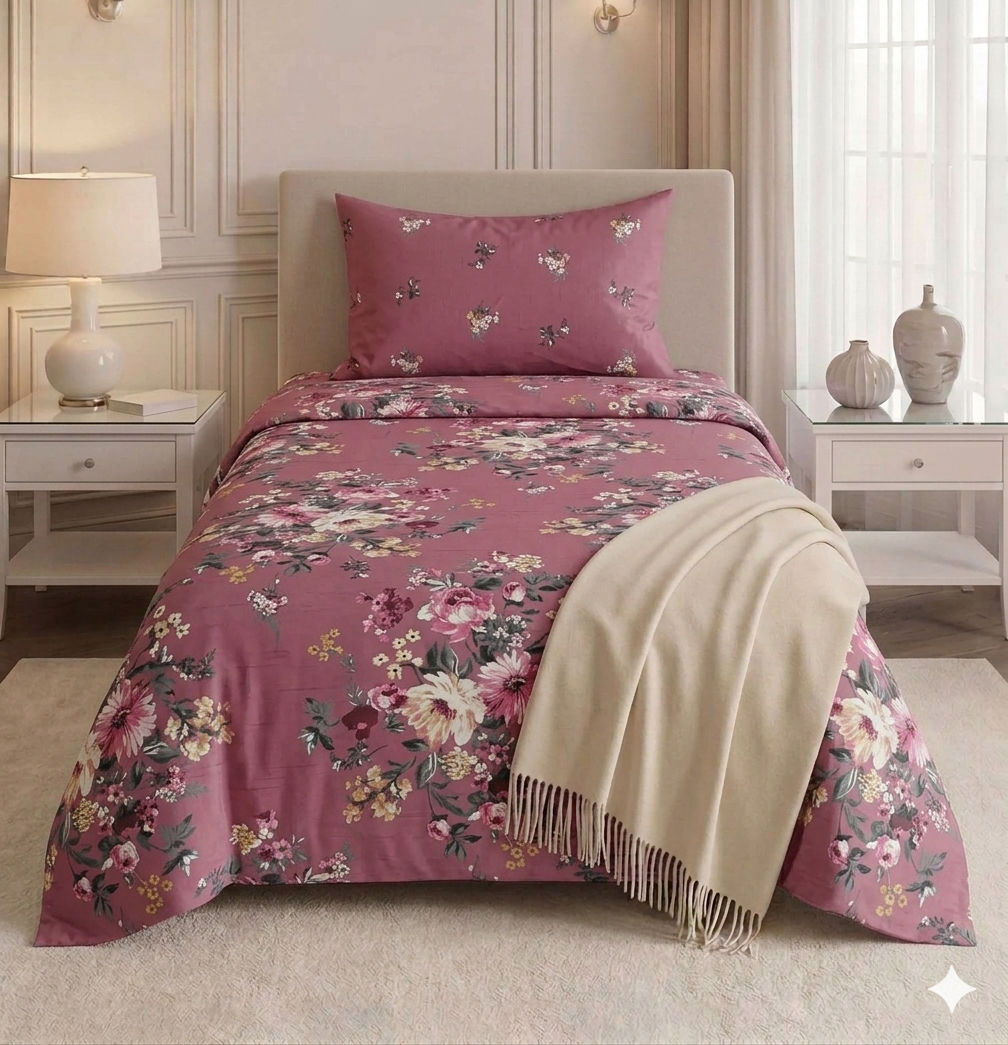 Blossom - Single Cotton Bedsheet