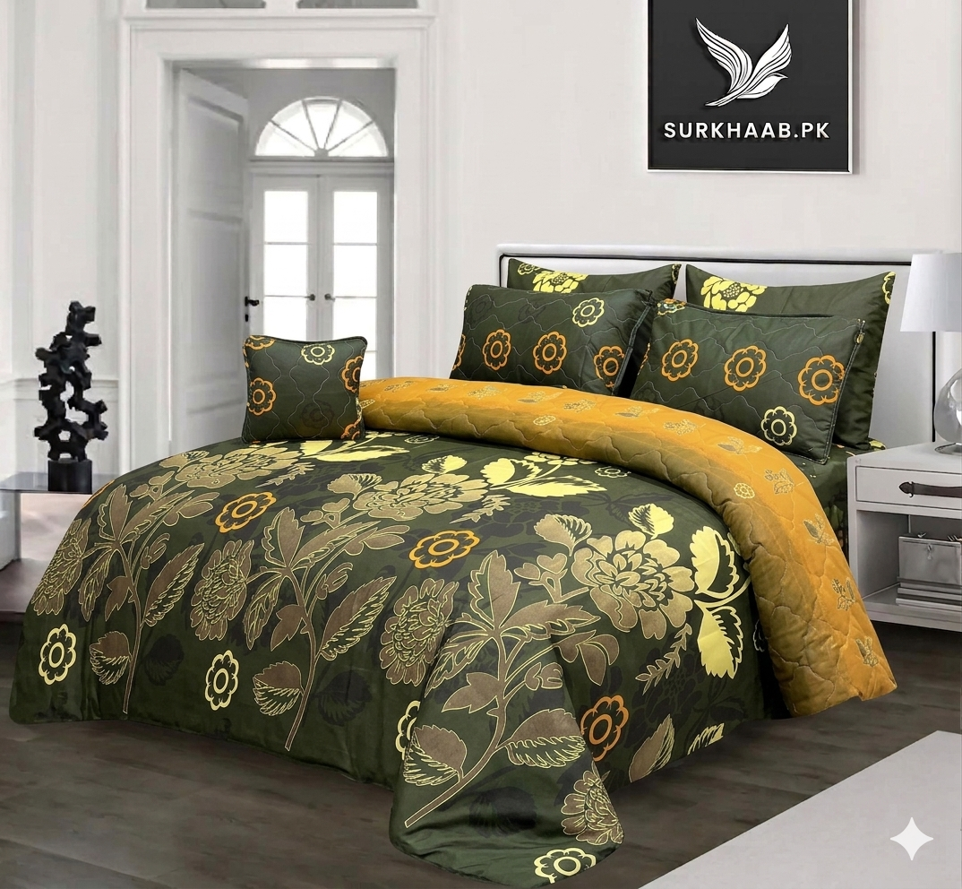 Green Lucas  - Summer Comforter Set
