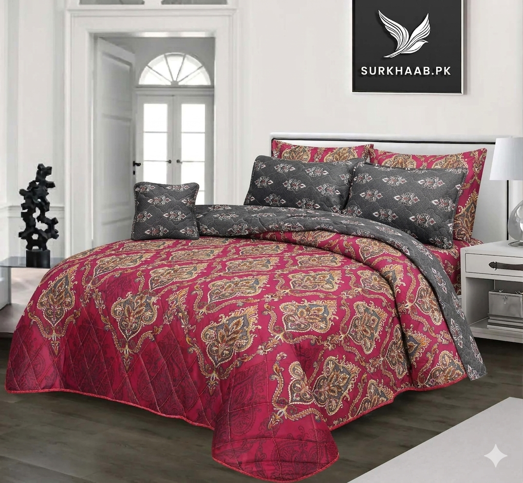 Red Theodore  - Summer Comforter Set