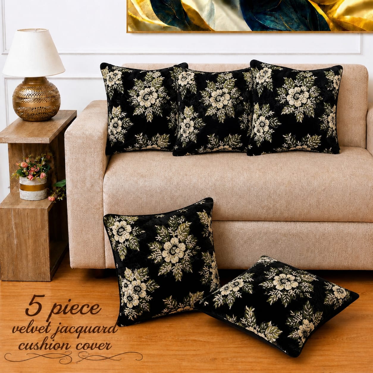 Dairy Milk - 5 Pcs Cushion Cover Set