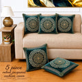 Zion - 5 Pcs Cushion Cover Set