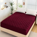 Mehroon - Quilted Waterproof Mattress Fitted Cover