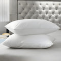 White Plain Pillow With Filled